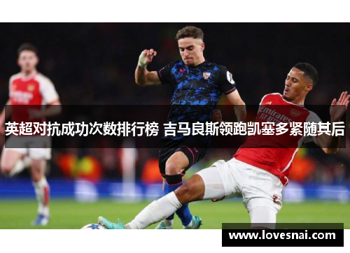 英超对抗成功次数排行榜 吉马良斯领跑凯塞多紧随其后
